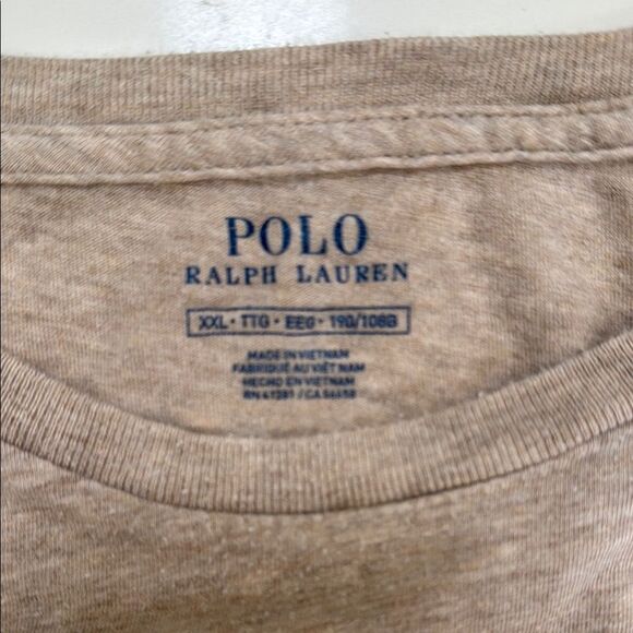 Polo by Ralph Lauren Gray Short Sleeve Tee.  Size XXL. - Picture 3 of 5